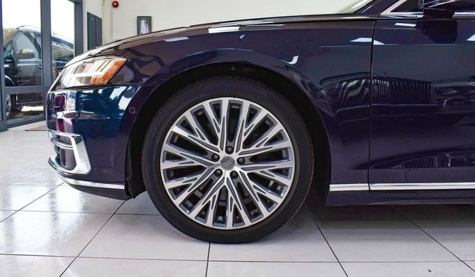 Used Audi A8 Long 55 TFSI IV (D5), 3.0 l, 2019 in Dubai by Quatro Motors, Blue color.  | AUTO.AE