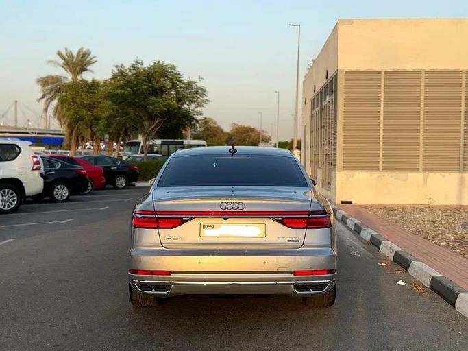Used Audi A8 55 TFSI IV (D5), 3.0 l, 2018 in Dubai by Space Motors, Silver color. GCC Specs | AUTO.AE