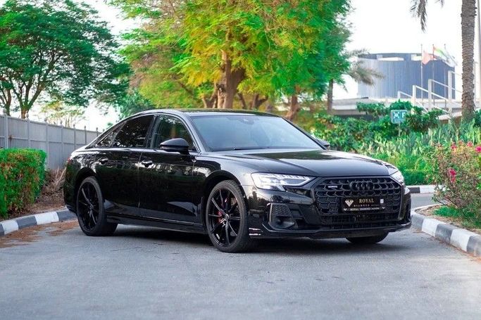 Used Audi A8 55 TFSI IV (D5) Facelift, 3.0 l, 2024 in Dubai by Royal Diamond Motors, Black color. GCC Specs | AUTO.AE