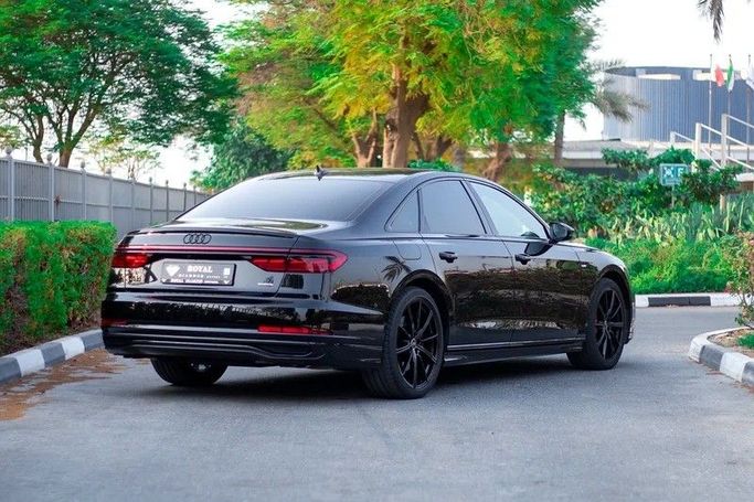 Used Audi A8 55 TFSI IV (D5) Facelift, 3.0 l, 2024 in Dubai by Royal Diamond Motors, Black color. GCC Specs | AUTO.AE