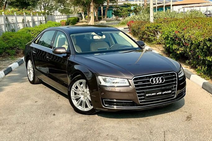 Подержанный Audi A8 L 55 TFSI III (D4) Рестайлинг, 3.0 л, 2016 в Дубае от Auto Links LLC Серый цвет. GCC | AUTO.AE