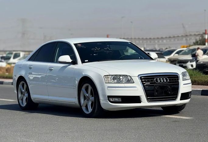 Подержанный Audi A8 Long II (D3) Рестайлинг 2, 4.2 л, 2009 в Дубае от Mirza Automobile FZE Белый цвет. Японская | AUTO.AE | Объявление #260648