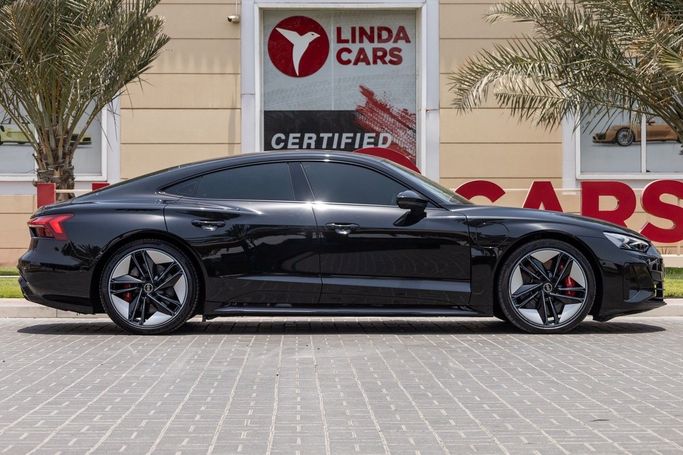 Used Audi e-tron GT I, 2023 in Dubai by Linda Cars, Black color. GCC Specs | AUTO.AE