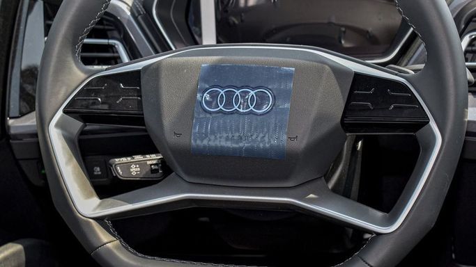 New Audi Q4 e-tron 40, 2024 in Dubai by Najem Motors, Grey color. Chinese Specs | AUTO.AE