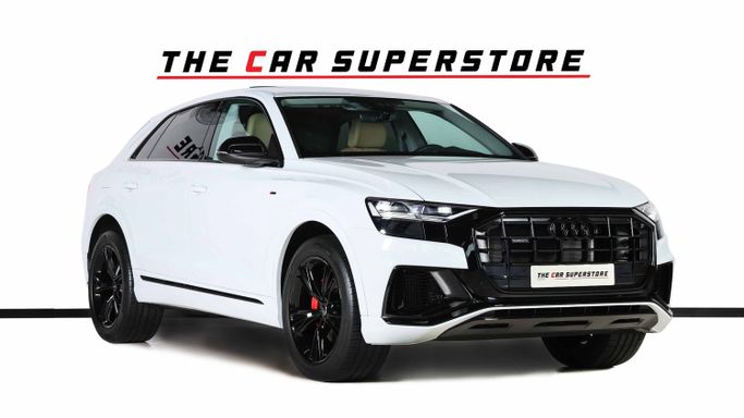 Подержанный Audi Q8 55 TFSI I (4M), 3.0 л, 2023 в Дубае от The Car Superstore Белый цвет. Европейская | AUTO.AE