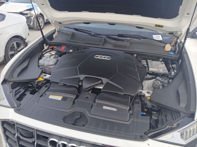 Used Audi Q8 55 TFSI I (4M), 3.0 l, 2023 in Dubai, White color. European Specs | AUTO.AE