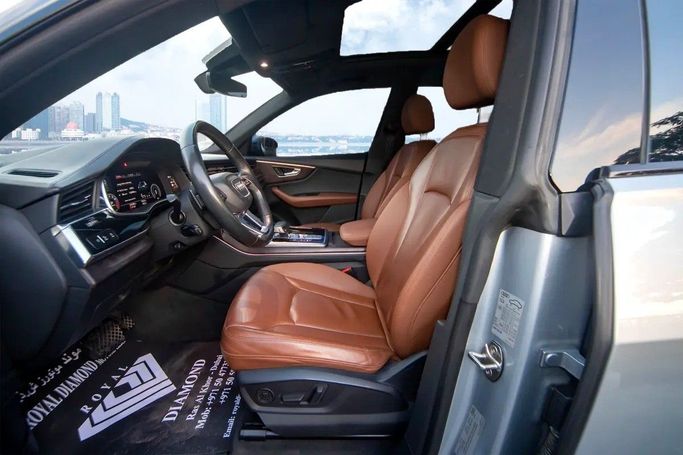 Used Audi Q8 55 TFSI I (4M), 3.0 l, 2019 in Dubai by Royal Diamond Motors, Silver color. GCC Specs | AUTO.AE