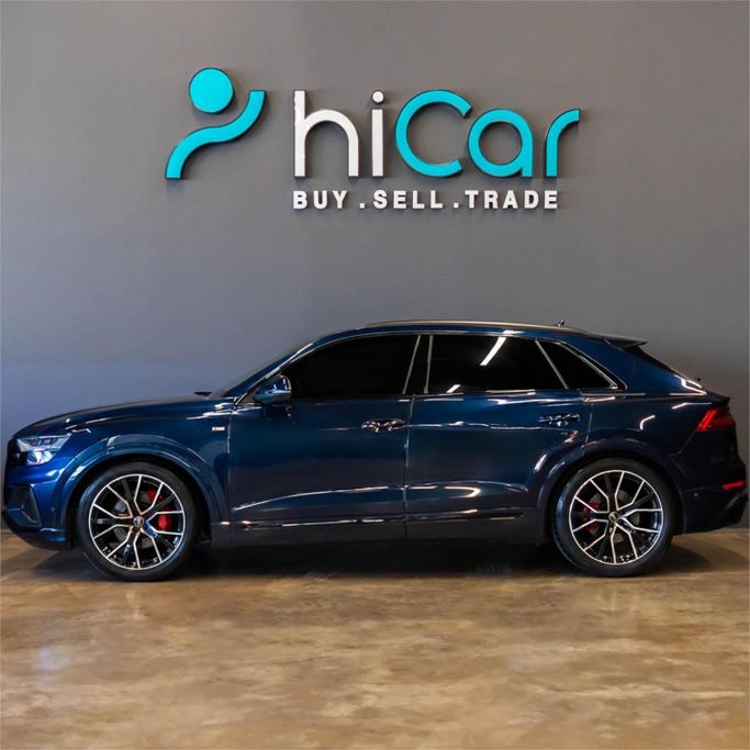 Подержанный Audi Q8 55 TFSI I (4M) Рестайлинг, 3.0 л, 2023 в ОАЭ, Дубай от Hi Car Approved Pre-Owned Cars Showroom Синий цвет.  | AUTO.AE | Объявление #278697