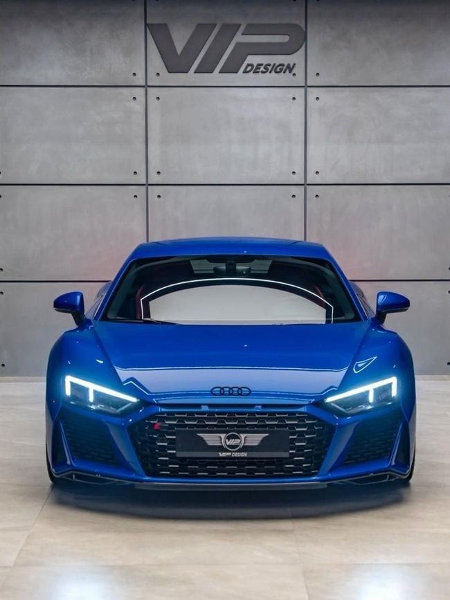 Подержанный ⁦Audi R8 V10 II (4S) Рестайлинг, 5.2 л, 2020⁩ в ОАЭ, Дубай от VIP Design Синий цвет. GCC | AUTO.AE | Объявление #287831