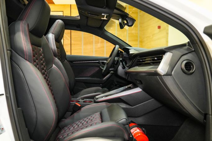 Used Audi RS 3 III (8Y) Facelift, 2.5 l, 2025 in Dubai by ALO CARS USED CARS LLC, White color. GCC Specs | AUTO.AE