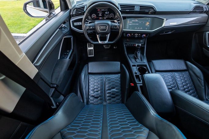 Used Audi RS Q3 Sportback II (F3), 2.5 l, 2022 in Dubai by Linda Cars, White color. GCC Specs | AUTO.AE