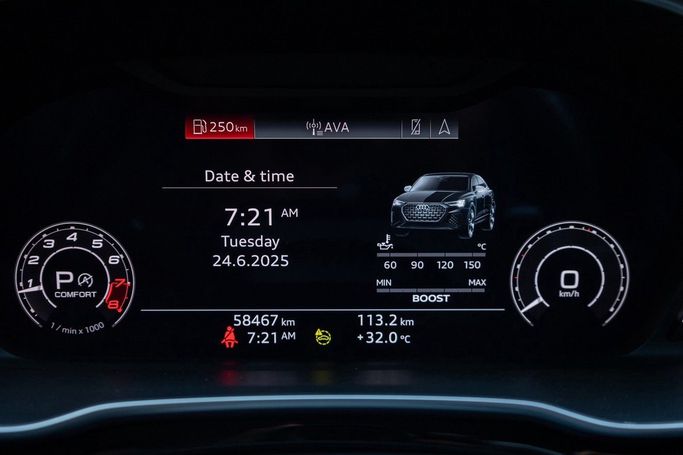 Used Audi RS Q3 Sportback II (F3), 2.5 l, 2022 in Dubai by Linda Cars, White color. GCC Specs | AUTO.AE