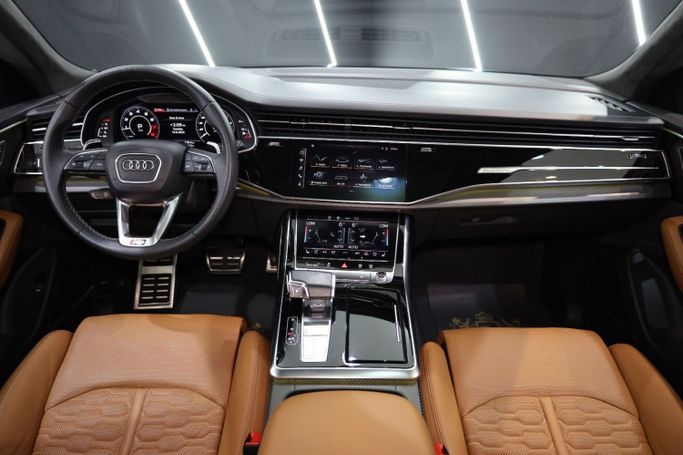 Used Audi RS Q8 I, 4.0 l, 2022 in Dubai by Sanam Cars, Black color. GCC Specs | AUTO.AE