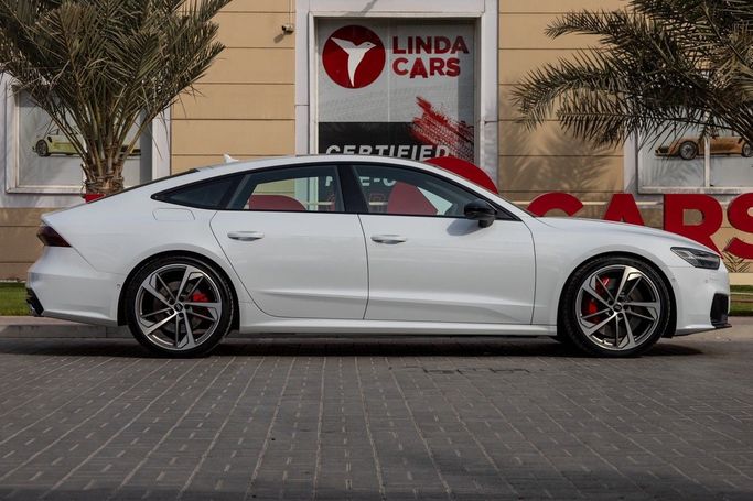 Used Audi S7 II (4K), 2.9 l, 2020 in Dubai by Linda Cars, White color. GCC Specs | AUTO.AE
