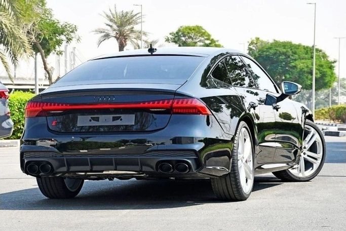 New Audi S7 II (4K), 3.0 l, 2022 in Dubai by Atlantic Motors FZCO, Black color. European Specs | AUTO.AE