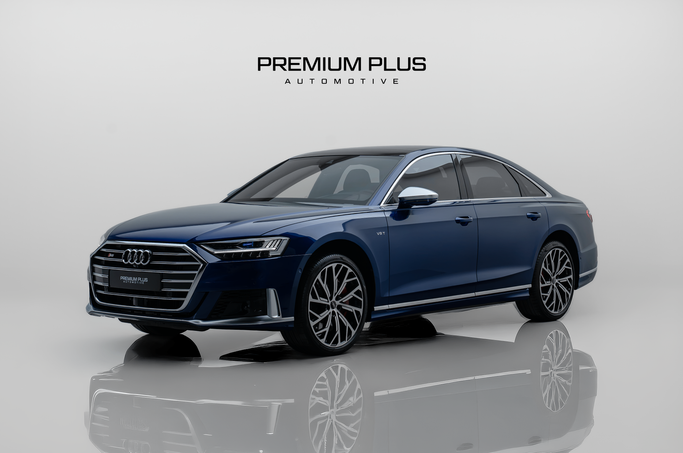 Подержанный Audi S8 IV (D5), 4.0 л, 2020 в ОАЭ, Дубай от Premium Plus Automotive Тёмно-синий цвет. GCC | AUTO.AE | Объявление #277388