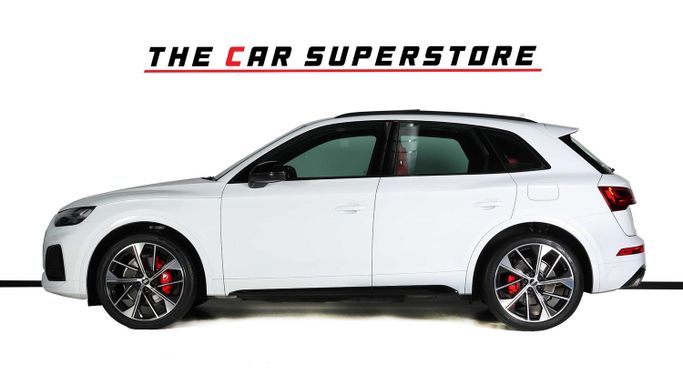 Подержанный Audi SQ5 II (FY) Рестайлинг, 3.0 л, 2023 в Дубае от The Car Superstore Белый цвет. GCC | AUTO.AE