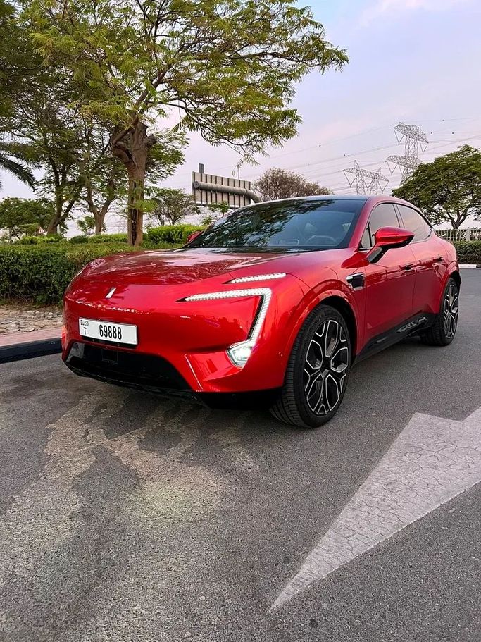 Used Avatr 11 I, 2023 in Dubai by Golden Century Motors Zhongdong Trading FZE, Red color. Chinese Specs | AUTO.AE