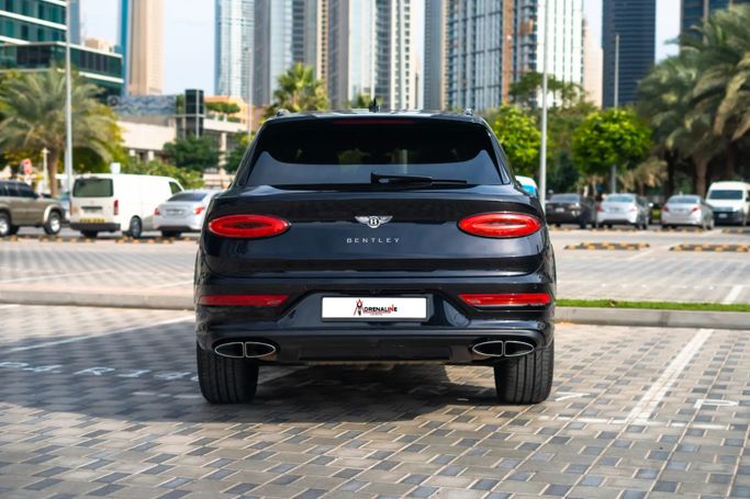 Bentley Bentayga I Facelift, 2023 luxury suv 5 dr. for rent in Dubai by ACR DXB, black color | AUTO.AE