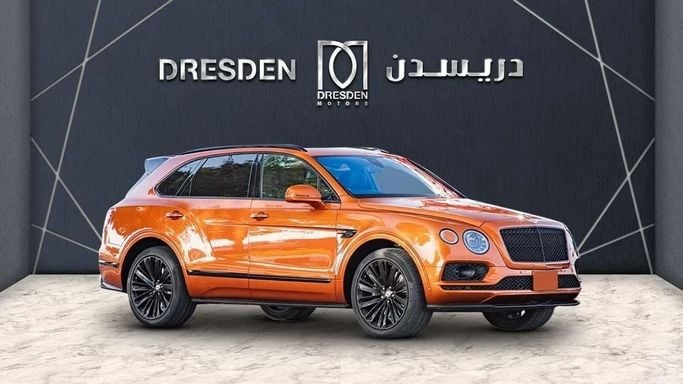 Подержанный Bentley Bentayga Speed I, 6.0 л, 2020 в Дубае от Dresden Motors Оранжевый цвет. Канадская | AUTO.AE