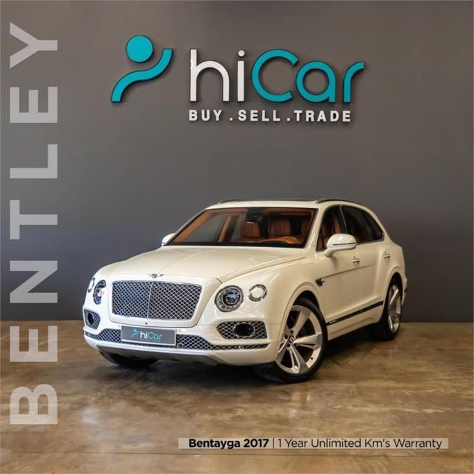 Used Bentley Bentayga I, 6.0 l, 2017 in Dubai by Hi Car Approved Pre-Owned Cars Showroom, White color. GCC Specs | AUTO.AE | Listing #264524