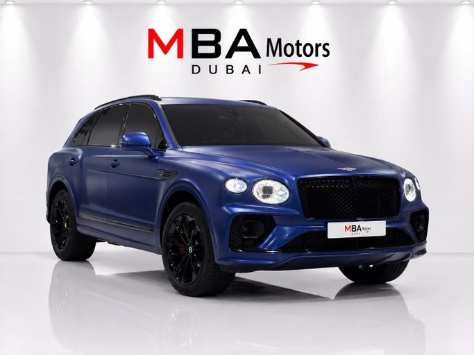 Подержанный Bentley Bentayga I Рестайлинг, 4.0 л, 2022 в ОАЭ, Дубай от MBA Motors Синий цвет. GCC | AUTO.AE | Объявление #278376