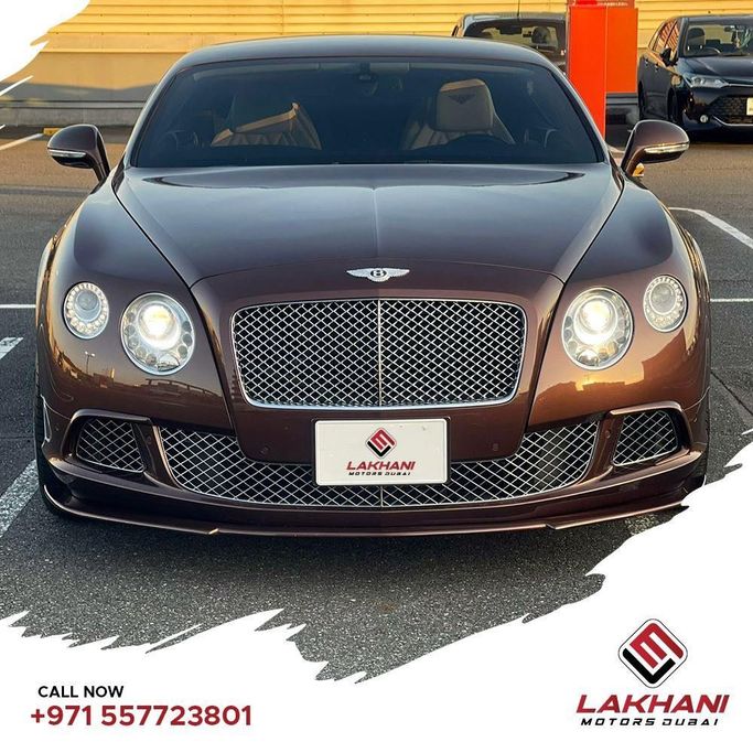 Подержанный Bentley Continental GT II, 6.0 л, 2014 в Дубае от Lakhani Motors Коричневый цвет. Other | AUTO.AE