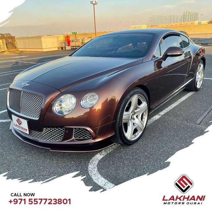 Подержанный Bentley Continental GT II, 6.0 л, 2014 в Дубае от Lakhani Motors Коричневый цвет. Other | AUTO.AE