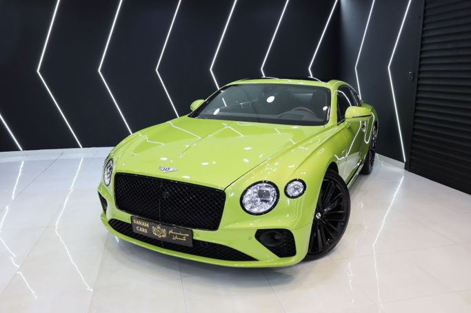 Used Bentley Continental GT Speed III, 6.0 l, 2022 in Dubai by Sanam Cars, Green color. GCC Specs | AUTO.AE