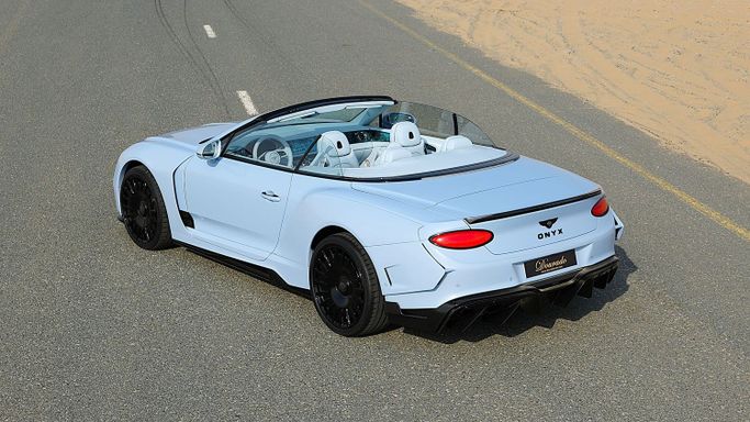 New Bentley Continental GT Onyx Concept GTX II III, 4 l, 2024 in Dubai by Dourado Luxury Car, Blue color. European Specs | AUTO.AE