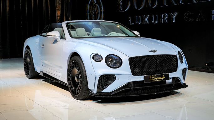 New Bentley Continental GT Onyx Concept GTX II III, 4 l, 2024 in Dubai by Dourado Luxury Car, Blue color. European Specs | AUTO.AE