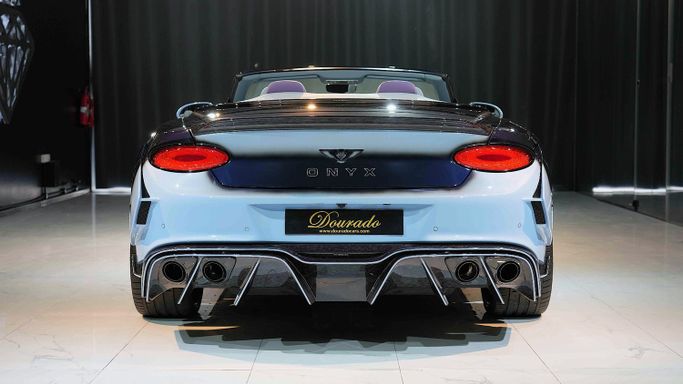 New Bentley Continental GT Onyx Concept GTX III III, 4 l, 2023 in Dubai by Dourado Luxury Car, Blue color. European Specs | AUTO.AE