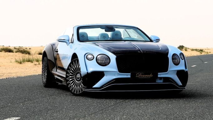 New Bentley Continental GT Onyx Concept GTX III III, 4 l, 2023 in Dubai by Dourado Luxury Car, Blue color. European Specs | AUTO.AE