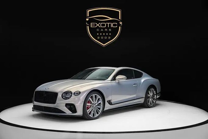 Used Bentley Continental GT Speed III, 6.0 l, 2023 in Dubai by Exotic Cars, Silver color. GCC Specs | AUTO.AE