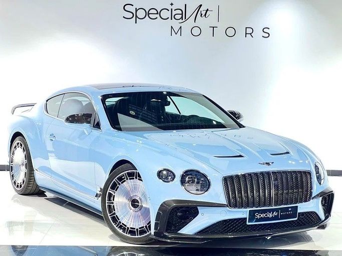 New Bentley Continental GT III, 4.0 l, 2023 in Dubai by Special Art Motors, Blue color. European Specs | AUTO.AE
