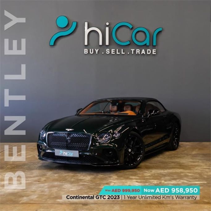 جديدة Bentley Continental GT S ثالثاً, 4.0 l, 2023 في في دبي من Hi Car Approved Pre-Owned Cars Showroom، اللون أخضر. المواصفات الأوروبية | AUTO.AE | إعلان #264525