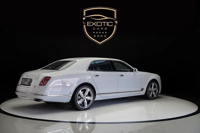 Used Bentley Mulsanne Speed II Facelift, 6.8 l, 2020 in Dubai by Exotic Cars, White color. Japanese Specs | AUTO.AE