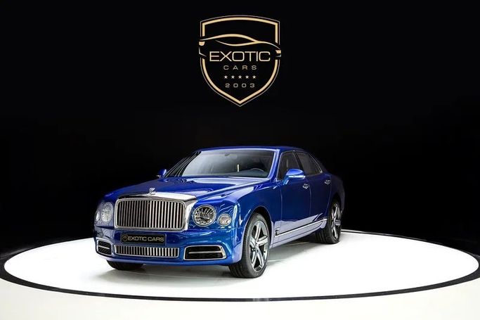 Used Bentley Mulsanne Speed II Facelift, 6.8 l, 2017 in Dubai by Exotic Cars, Blue color. GCC Specs | AUTO.AE