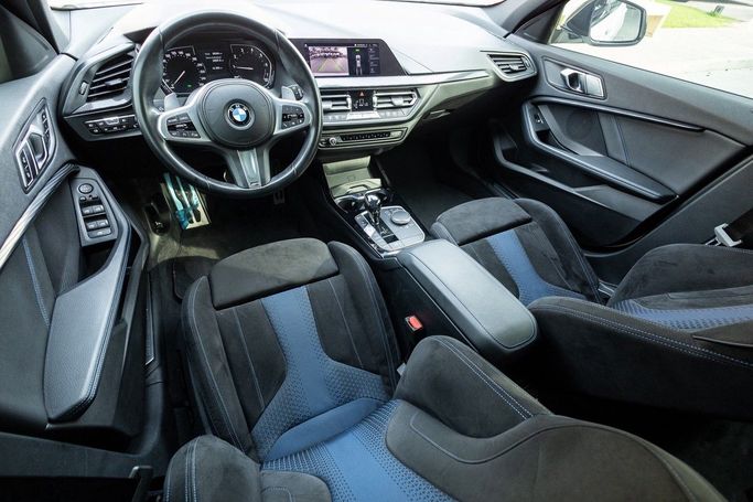 Used BMW 1 Series 120i III (F40), 2.0 l, 2021 in Dubai by Linda Cars, White color. GCC Specs | AUTO.AE