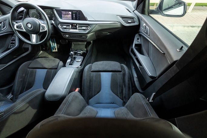 Used BMW 1 Series 120i III (F40), 2.0 l, 2021 in Dubai by Linda Cars, White color. GCC Specs | AUTO.AE