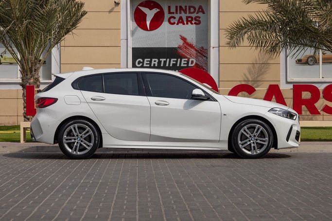 Used BMW 1 Series 120i III (F40), 2.0 l, 2021 in Dubai by Linda Cars, White color. GCC Specs | AUTO.AE
