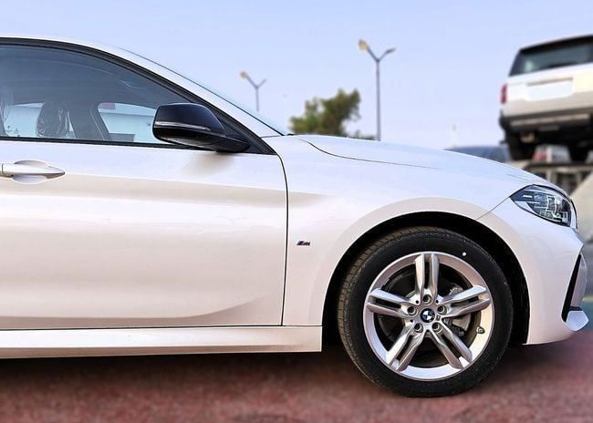 New BMW 1 Series 120i III (F52) Facelift, 1.5 l, 2023 in Dubai by Soltan Auto, White color. Chinese Specs | AUTO.AE
