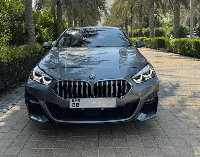 BMW 2 Series 225i L F74/78, 2024 седан gran coupe  класса в Дубае от Left lane rent a car llc серебристый цвет | AUTO.AE