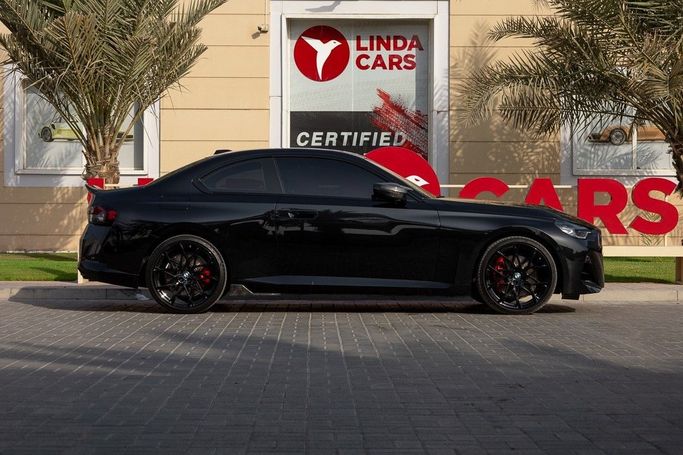 Used BMW 2 Series M240i xDrive G42, 3.0 l, 2024 in Dubai by Linda Cars, Black color. GCC Specs | AUTO.AE