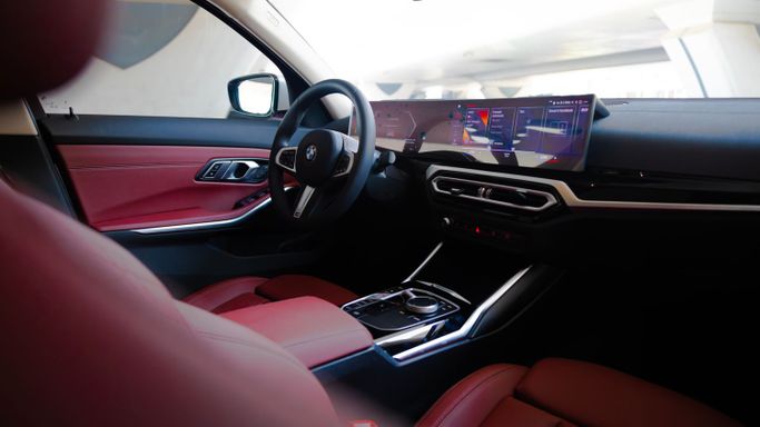 BMW 3 Series 320i VII (G2x) Facelift, 2023 standard sedan for rent in Dubai by AVA car rental, white color | AUTO.AE