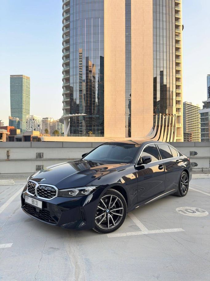 BMW 3 Series 325Li VII (G2x) Facelift 2, 2025 business sedan for rent in Dubai by Lite Rent, black color | AUTO.AE