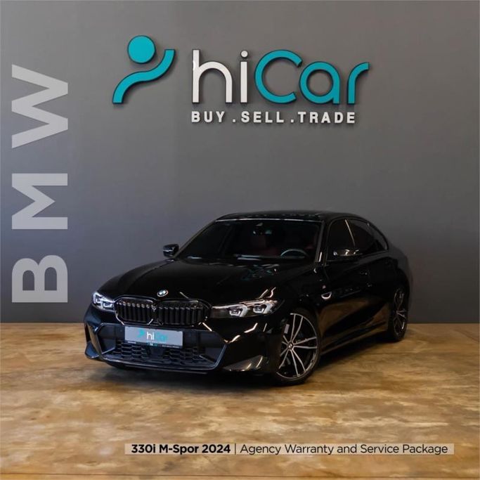 Подержанный BMW 3 Series 330i xDrive VII (G2x) Рестайлинг 2, 2.0 л, 2024 в Дубае от Hi Car Approved Pre-Owned Cars Showroom Черный цвет. GCC | AUTO.AE | Объявление #264445