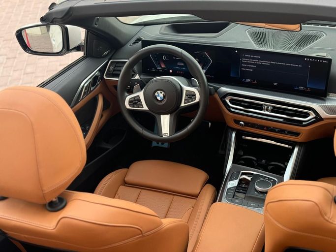 BMW 4 Series 430i G22, G23, G26, 2024 кабриолет стандарт класса в Дубае от Uptown Rent A Car LLC серый цвет | AUTO.AE