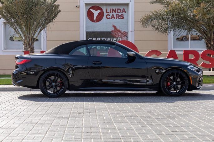 Used BMW 4 Series M440i G22, G23, G26, 3.0 l, 2021 in Dubai by Linda Cars, Black color. American Specs | AUTO.AE
