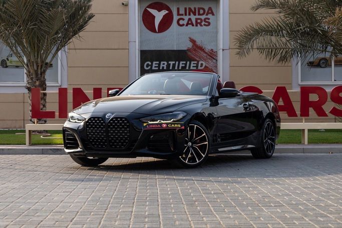 Подержанный BMW 4 Series M440i G22, G23, G26, 3.0 л, 2023 в Дубае от Linda Cars Черный цвет. GCC | AUTO.AE